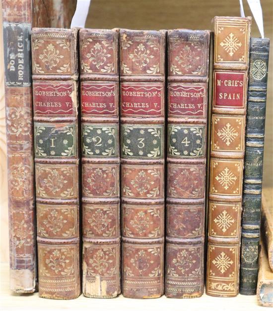 Scott, Walter Sir - The Vision of Don Roderick, 1st edition, qto, half calf, spotted throughout, Edinburgh 1811